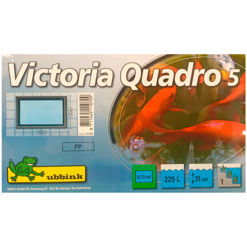 Bassin de jardin préformé rectangulaire - Destockage Victoria Quadro 5 - 225L