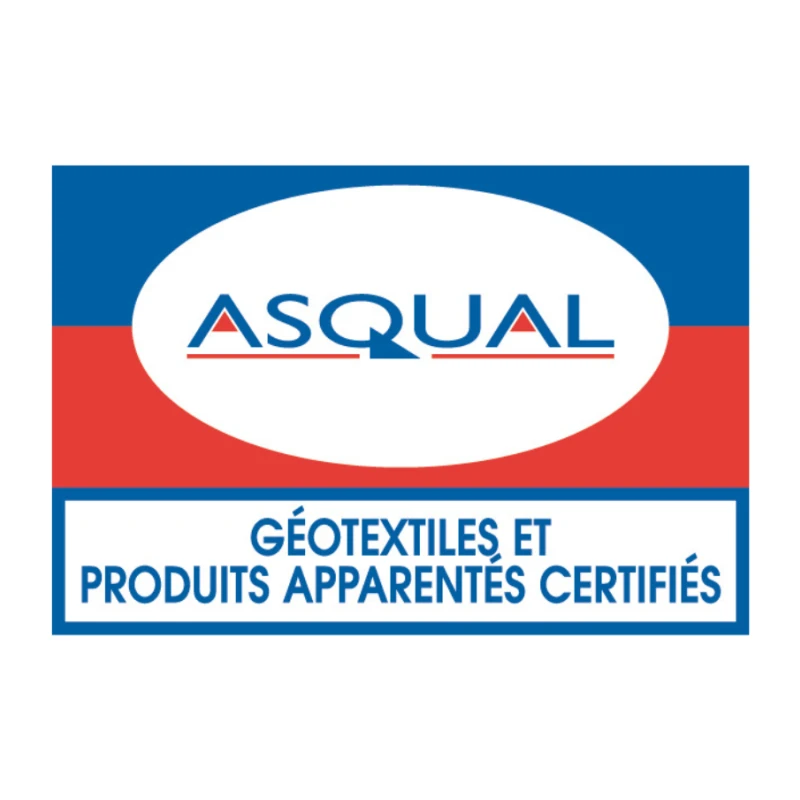 Géotextile 105g/m² Asqual classe 3 Terram - Rouleau de 100m