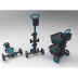 Kit chariot Kaba + 2 paniers Kajo 15L