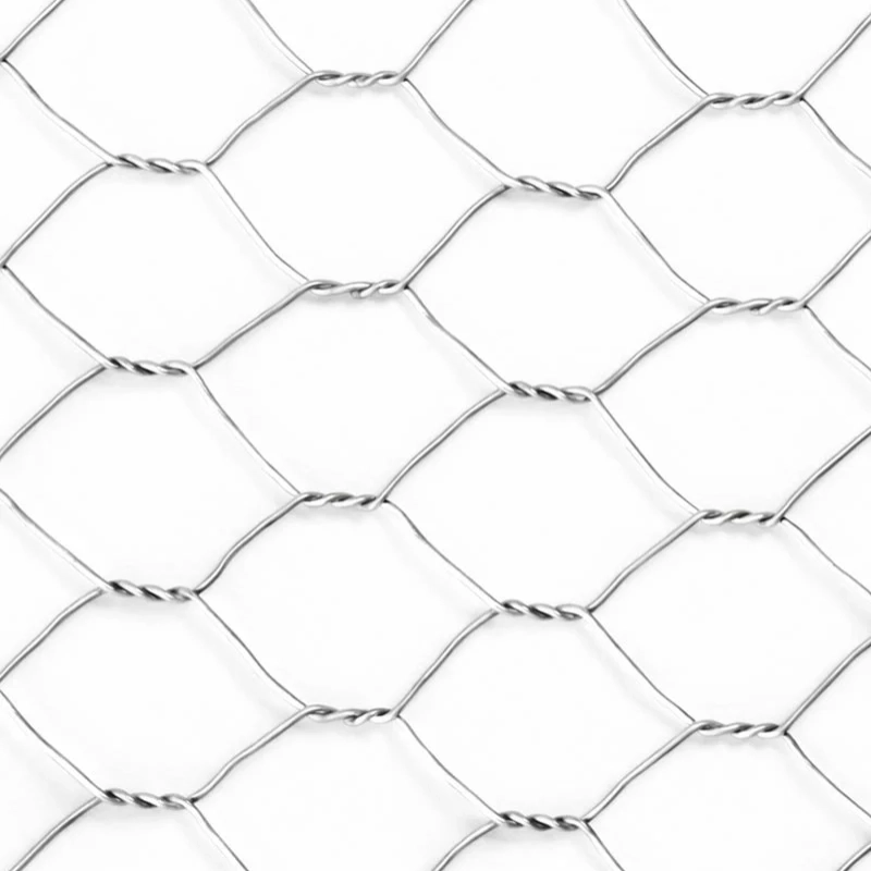 Grillage hexagonal galvanisé pour poules et lapins