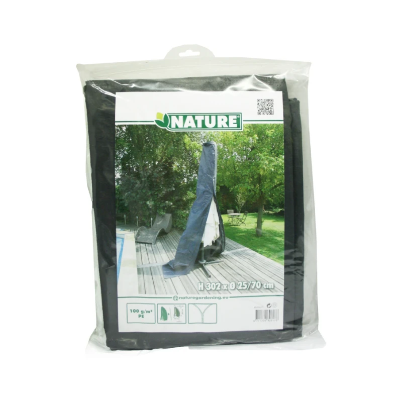 Housse de protection pour parasol droit - Nature