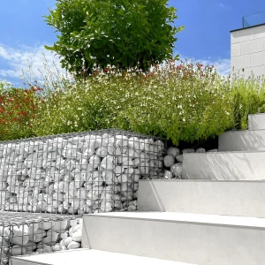 Mur de gabion en acier galvanisé Ø 4mm