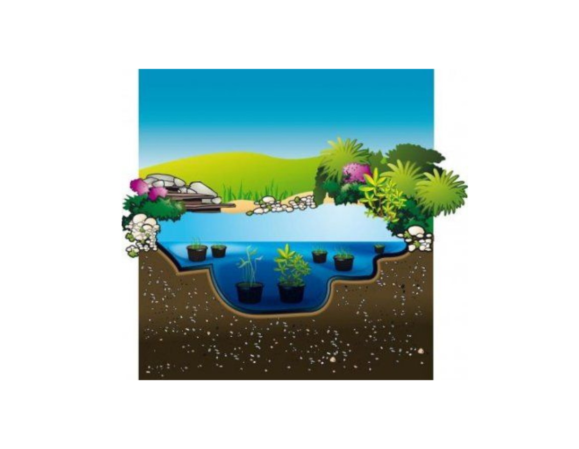 Bâche bassin EPDM - 0,6mm - à la coupe - Jardinet - Équipez votre jardin au  meilleur prix